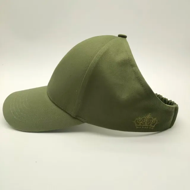 Satin Lined Ponytail Half Baseball Cap