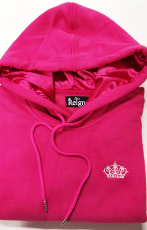 Satin Lined Hoodie; Premium Heavy Fleece