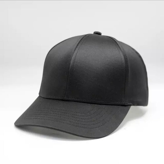 Satin Lined Ponytail Half Baseball Cap
